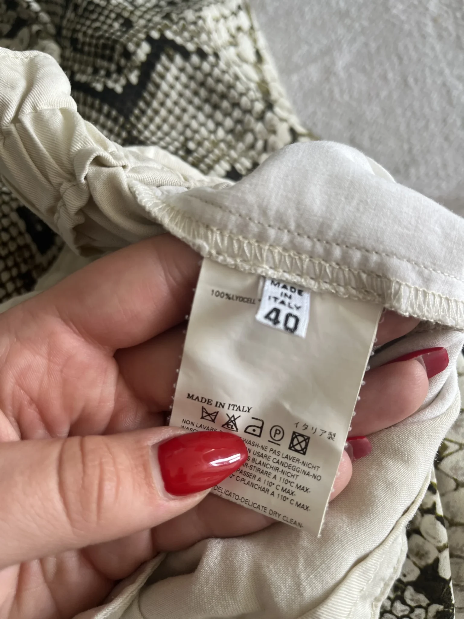 Image for Maison Martin Margiela MM6 skirt beige size 40