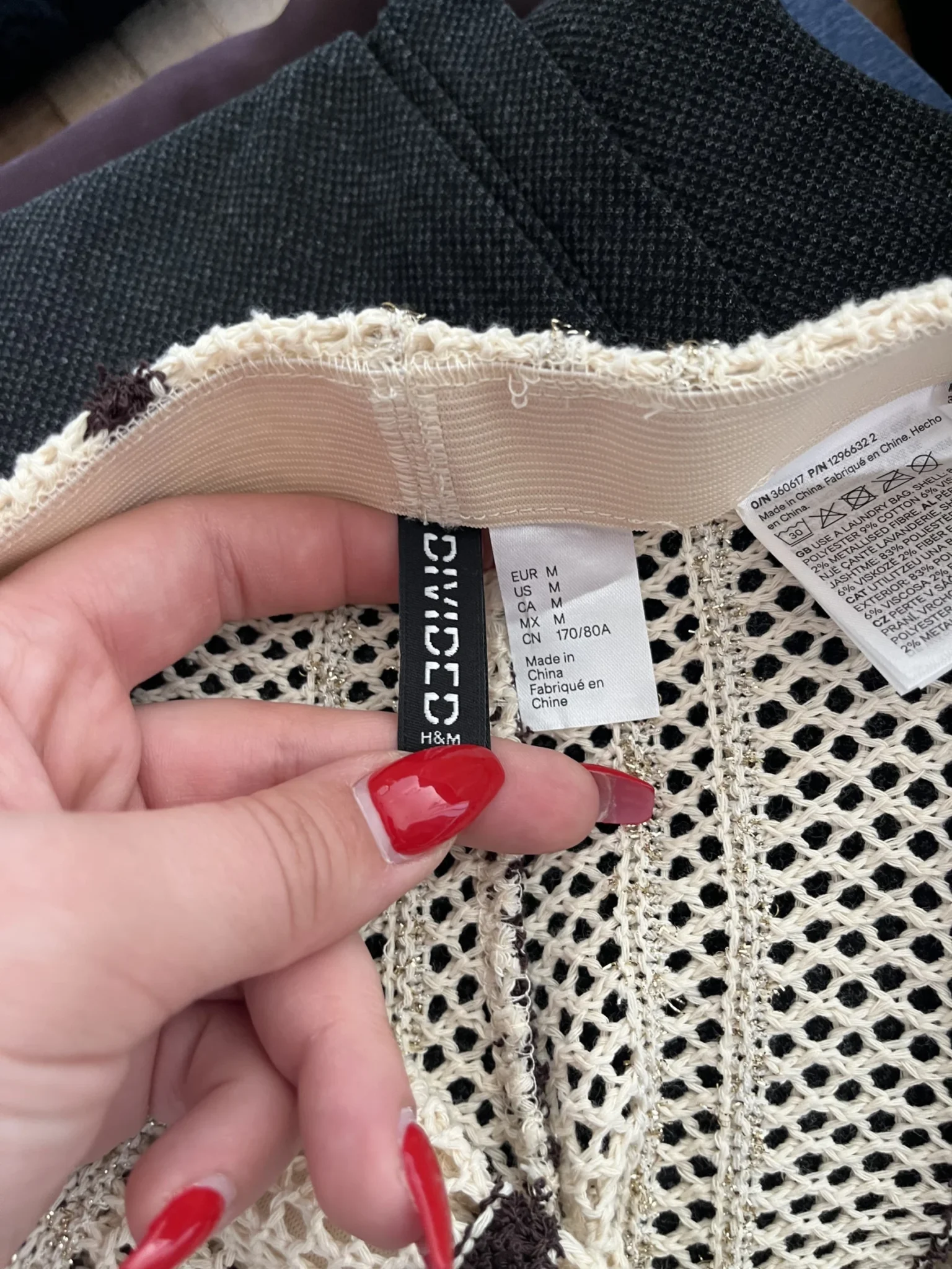 Image for H&M crochet trousers size M