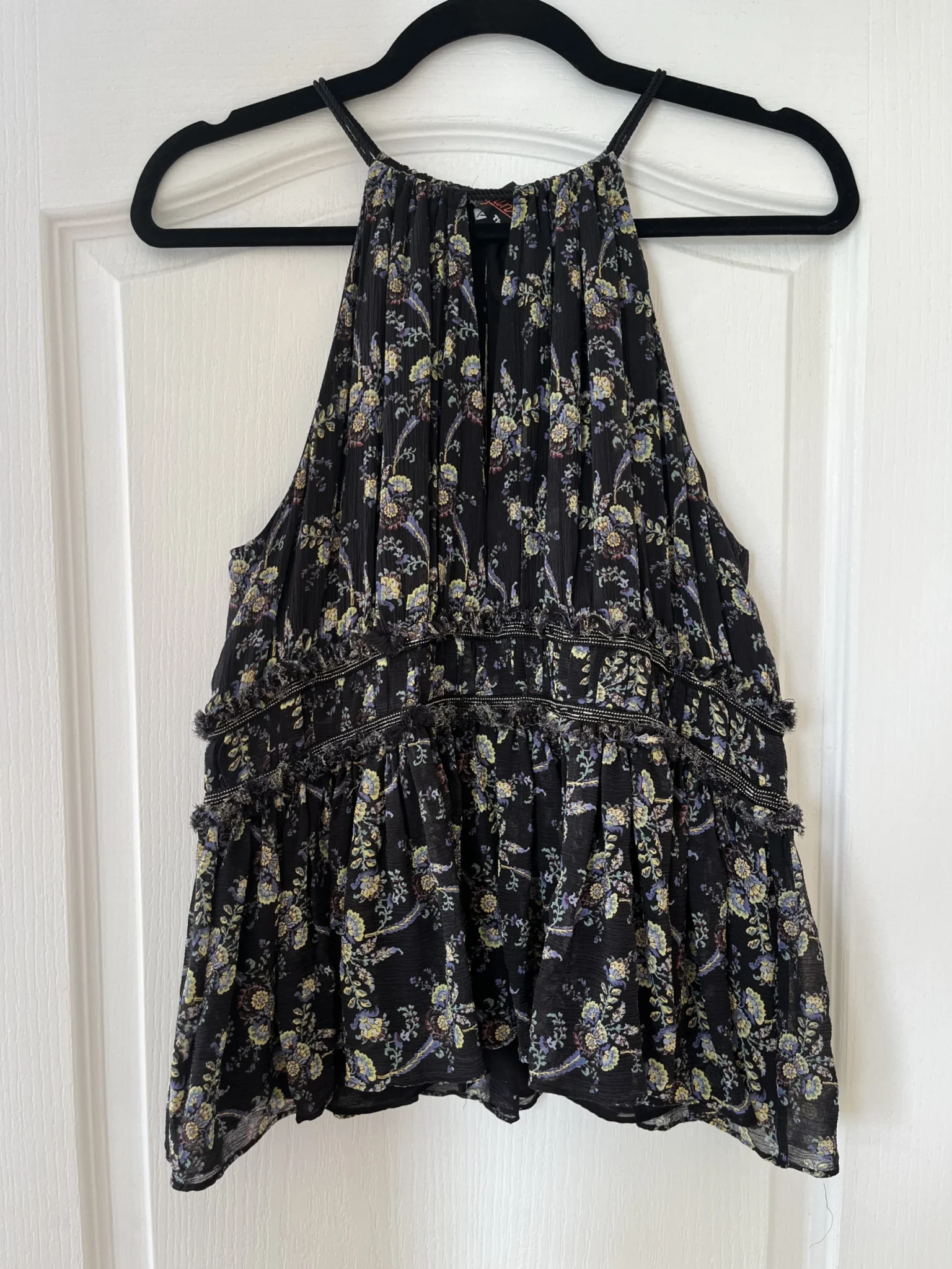 Featured image for The Kooples Sunrise silk floral top size 1 or M