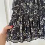 Thumbnail for The Kooples Sunrise silk floral top size 1 or M