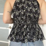 Thumbnail for The Kooples Sunrise silk floral top size 1 or M