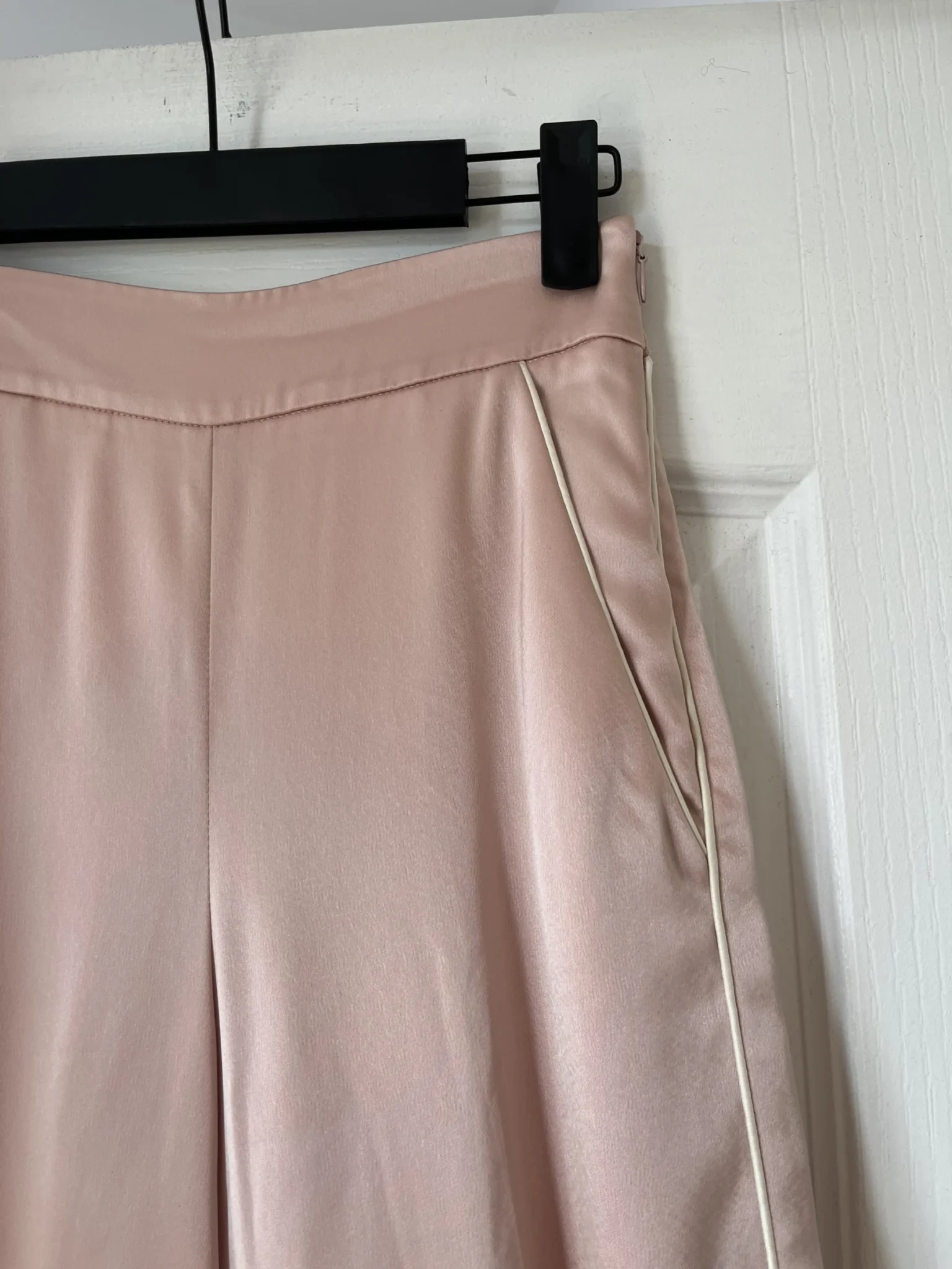 Image for Wilfred silk trousers size 00 pink and white