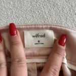 Thumbnail for Wilfred silk trousers size 00 pink and white
