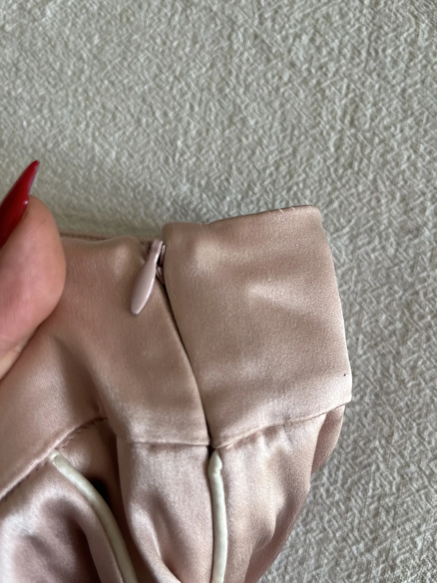 Image for Wilfred silk trousers size 00 pink and white