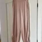 Thumbnail for Wilfred silk trousers size 00 pink and white
