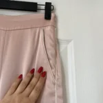 Thumbnail for Wilfred silk trousers size 00 pink and white
