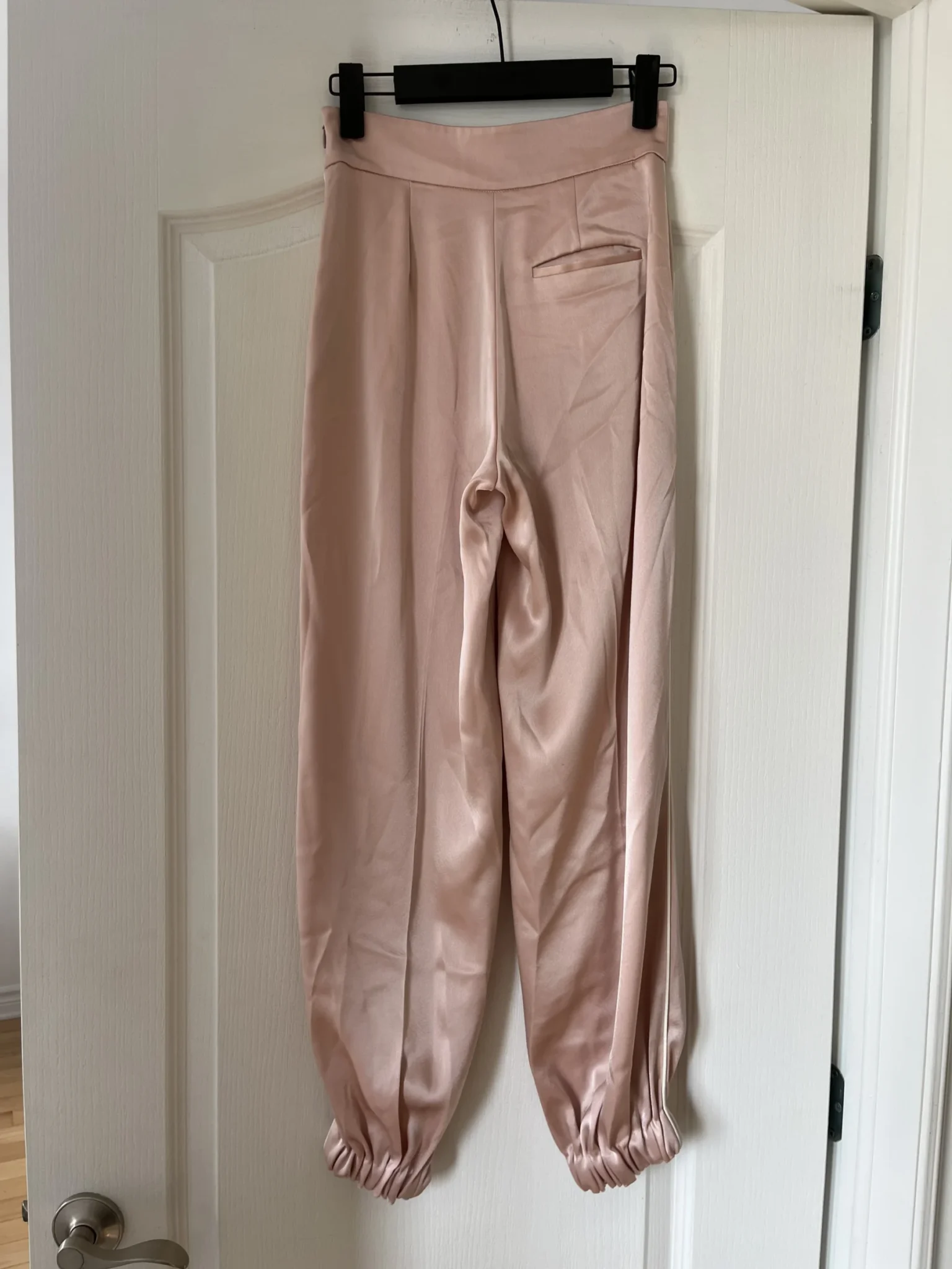 Image for Wilfred silk trousers size 00 pink and white