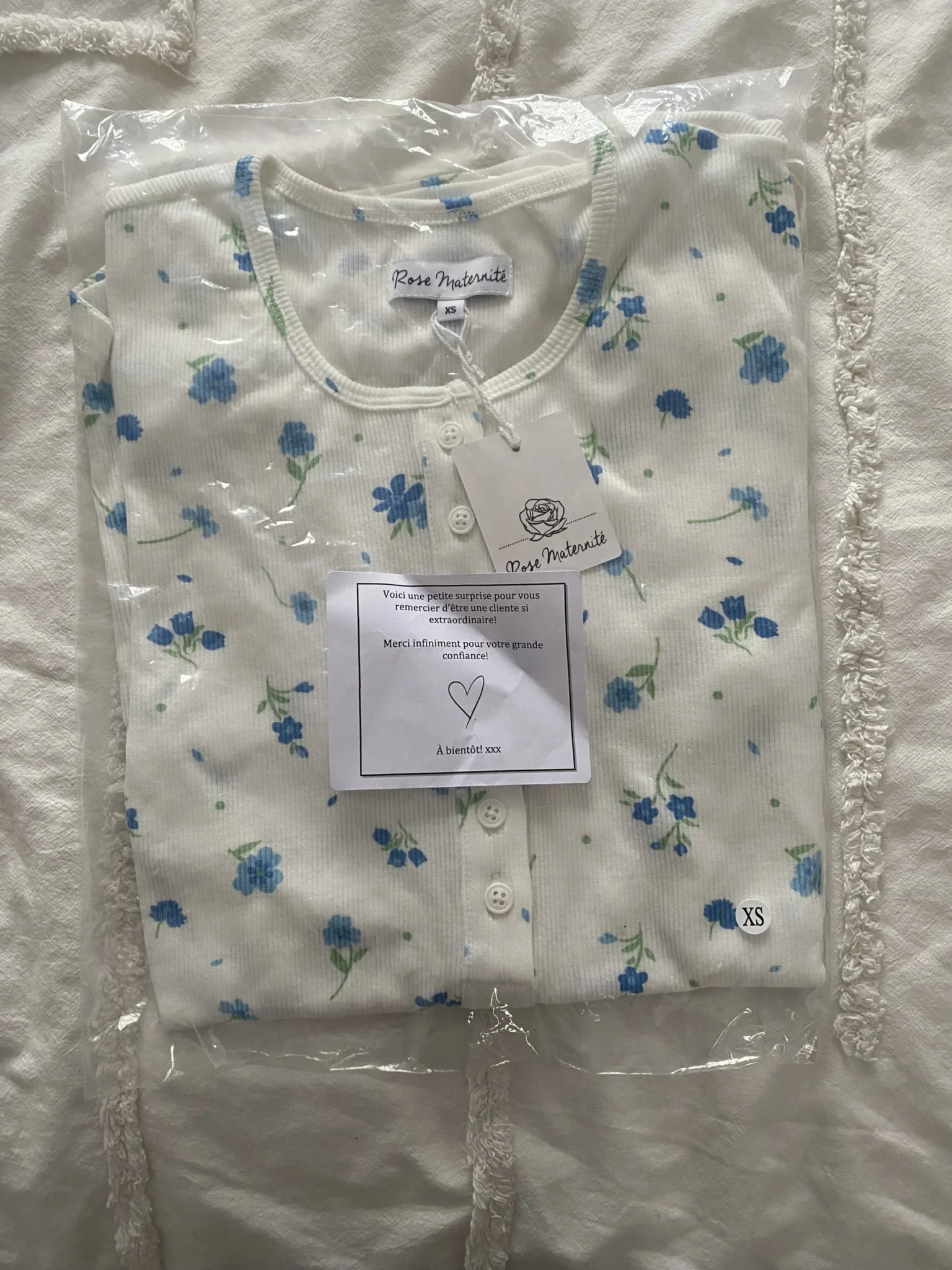 Image for Tshirt Rose Maternité