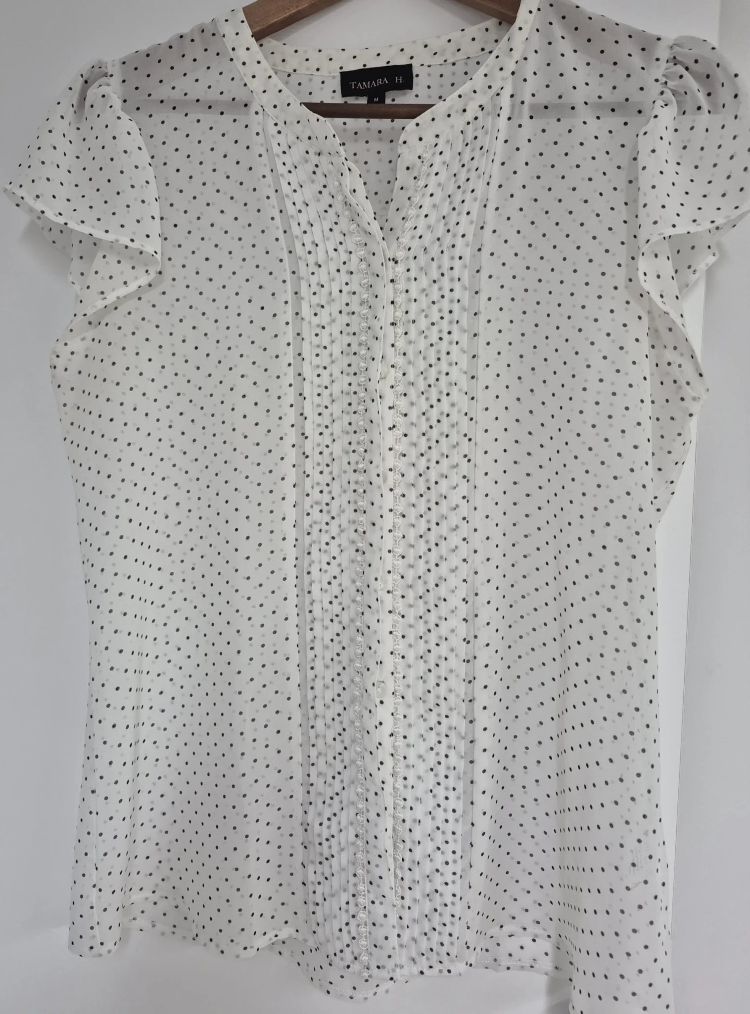 Featured image for Chemise à pois à manches courtes Tamari