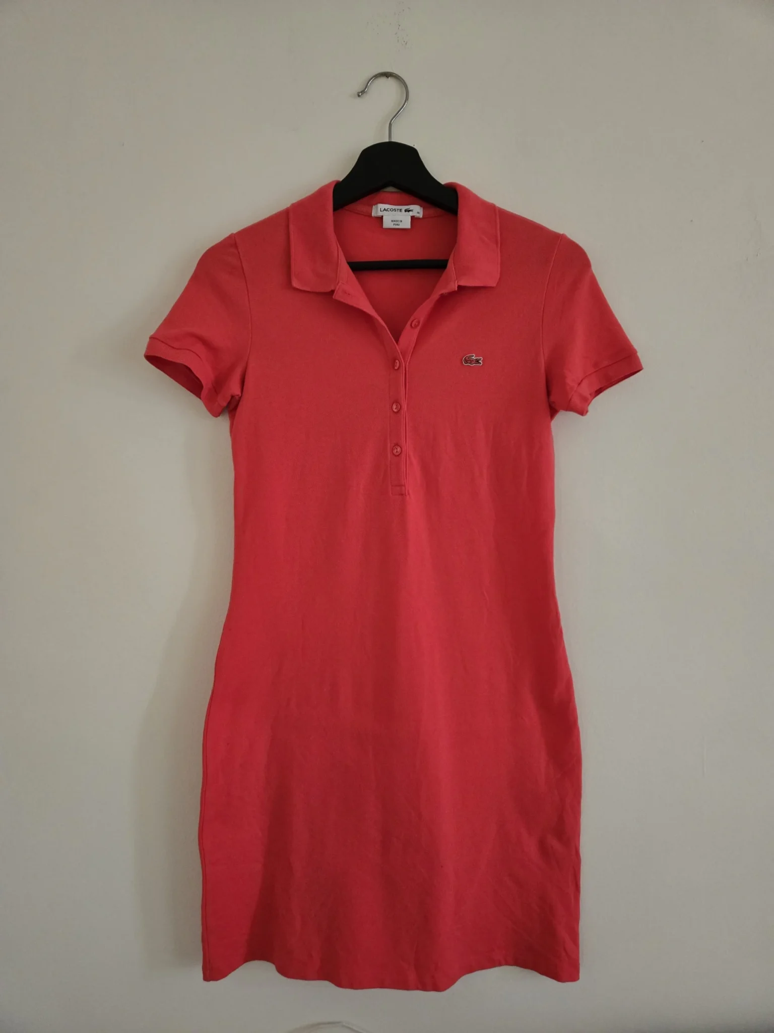Featured image for Lacoste Robe Polo corail