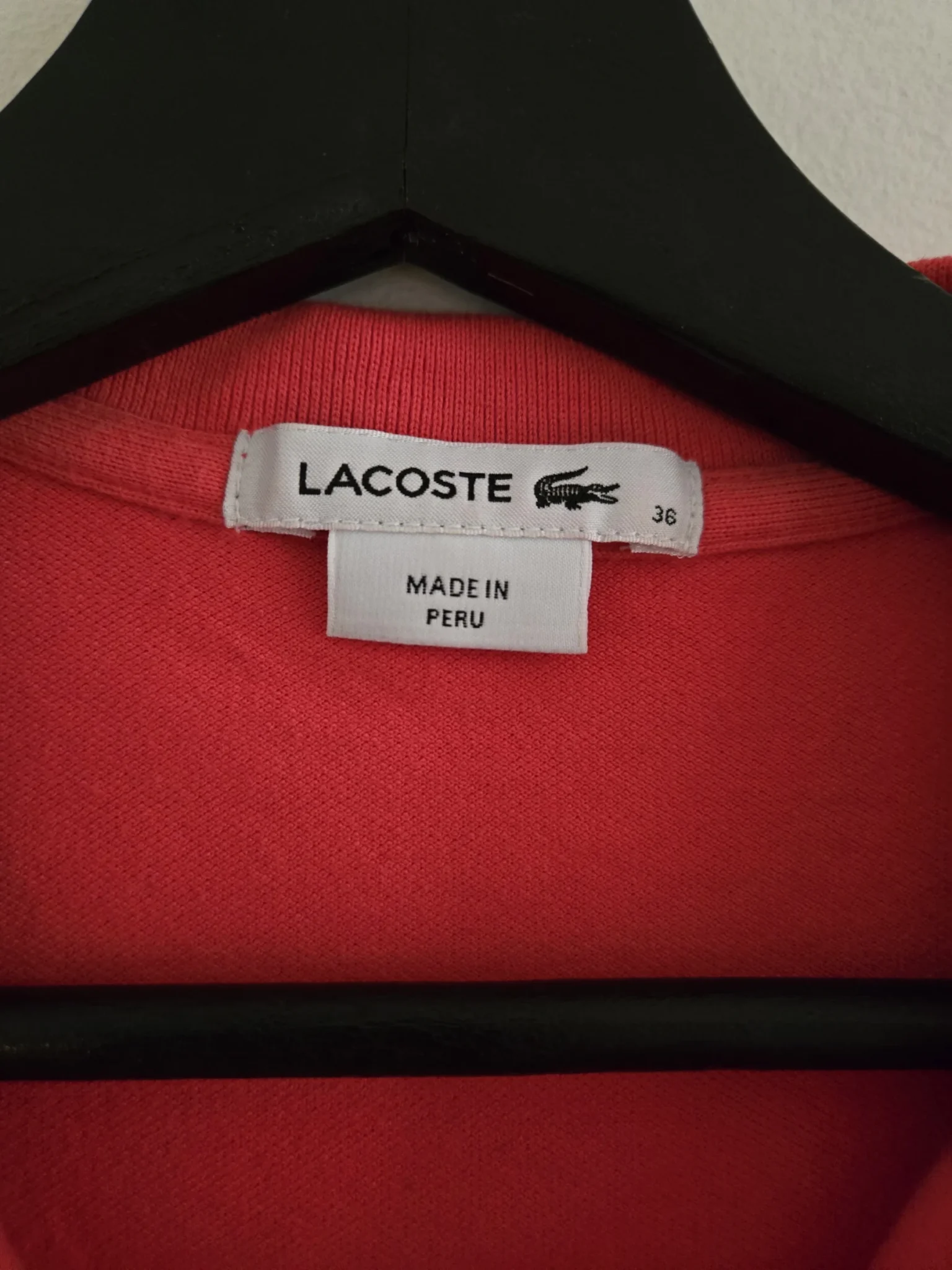 Image for Lacoste Robe Polo corail