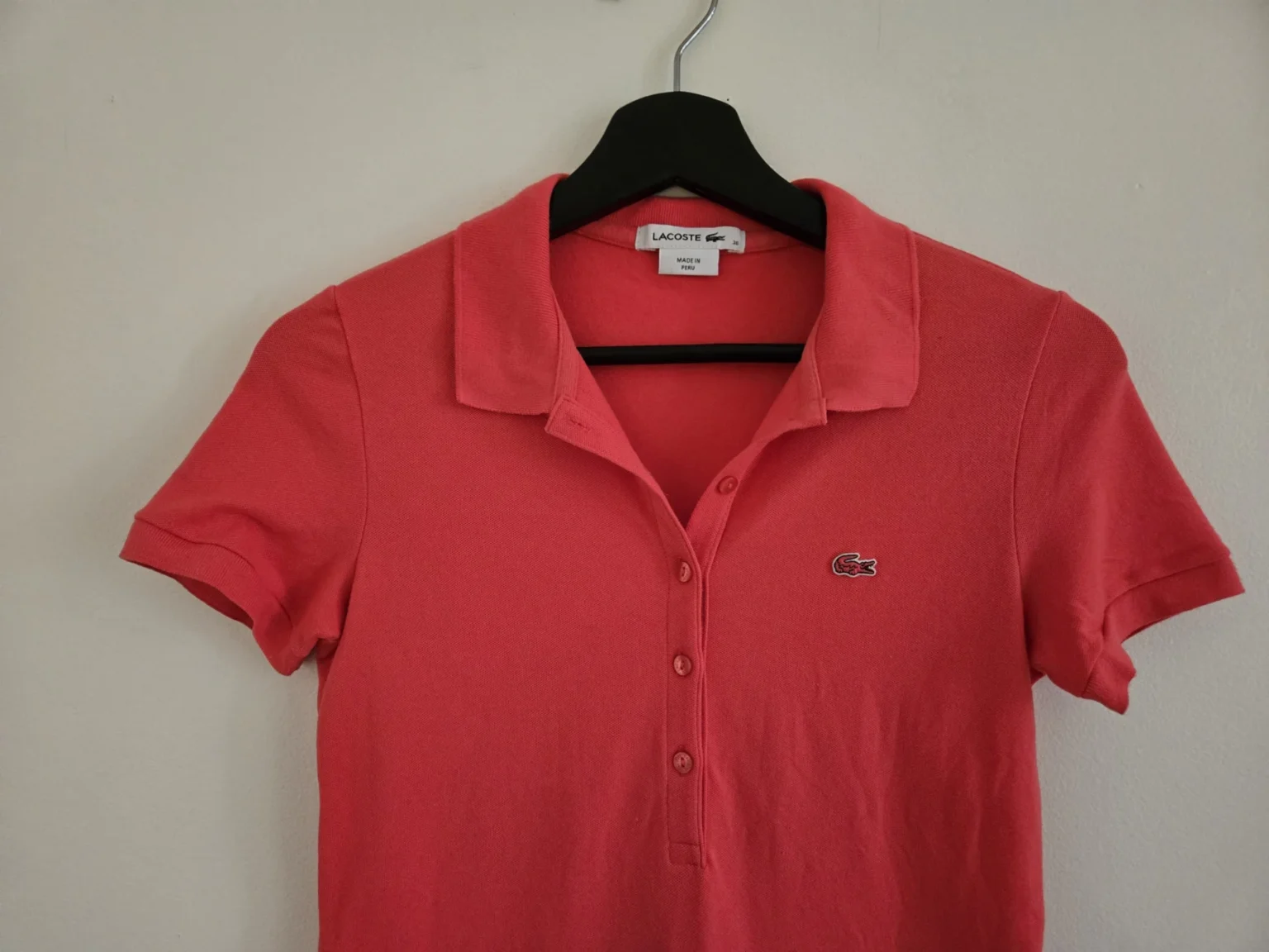 Image for Lacoste Robe Polo corail