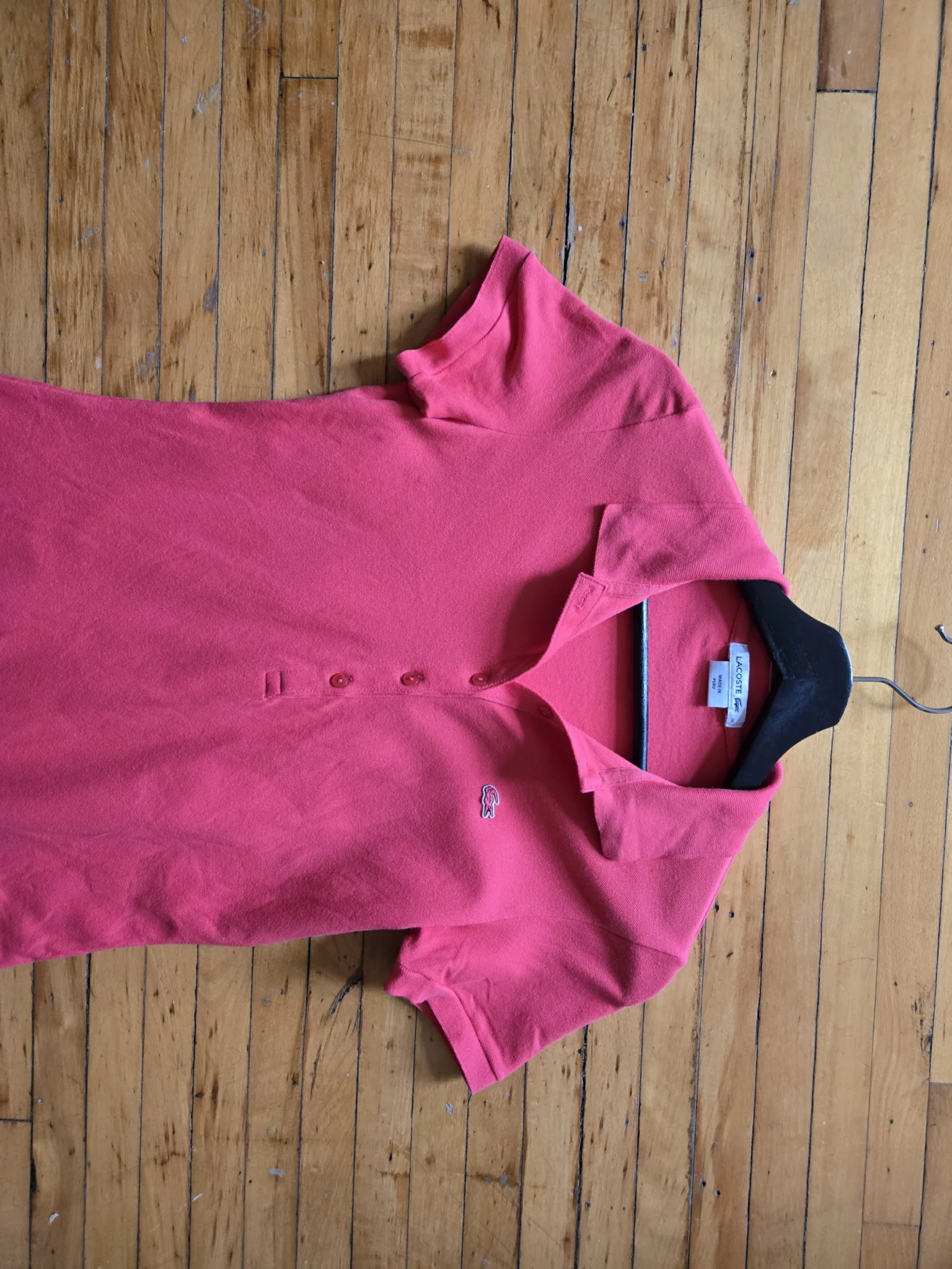 Image for Lacoste Robe Polo corail