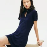 Thumbnail for Lacoste Robe Polo corail
