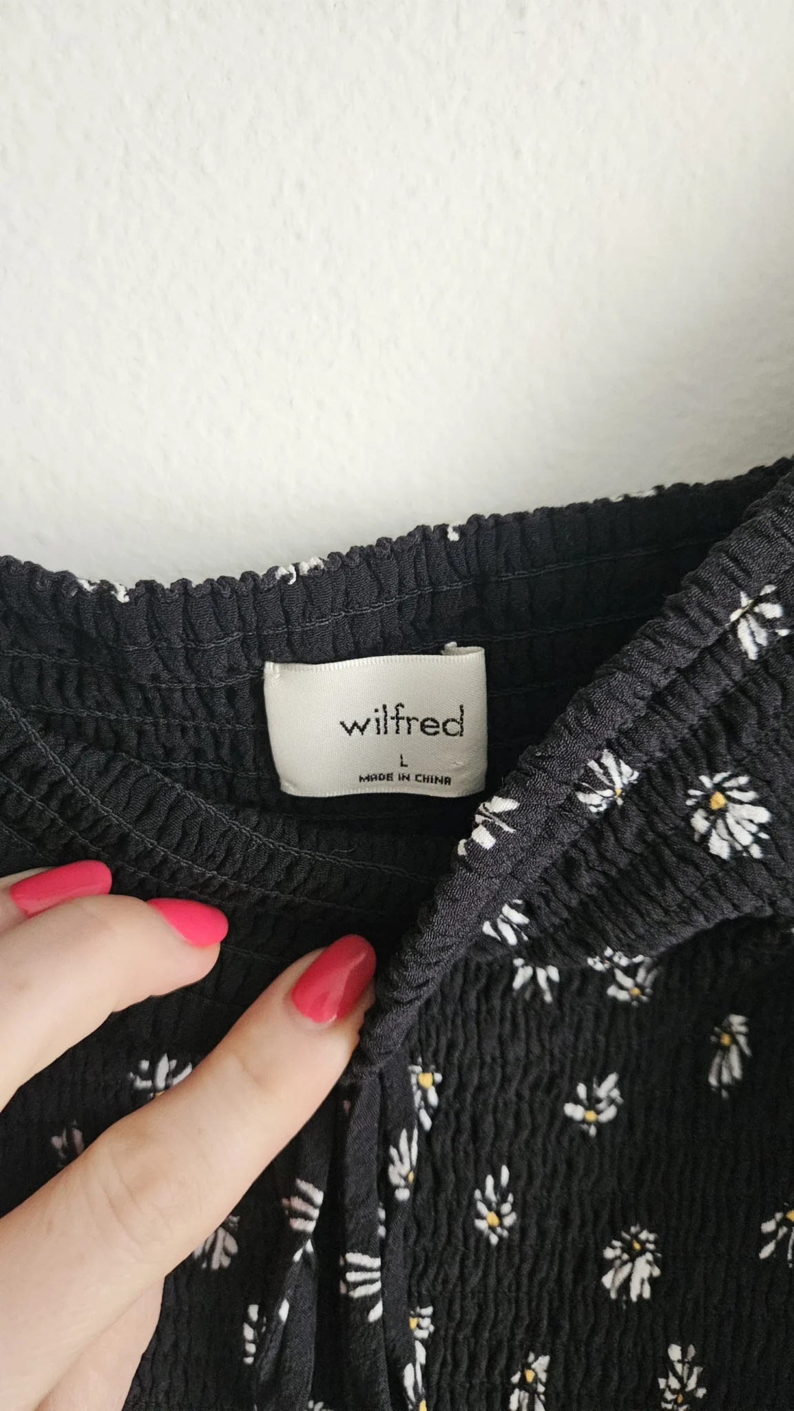 Image for 🌷blouse, floral cropped - Wilfred (Aritzia)