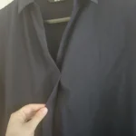 Thumbnail for New Uniqlo navy blouse