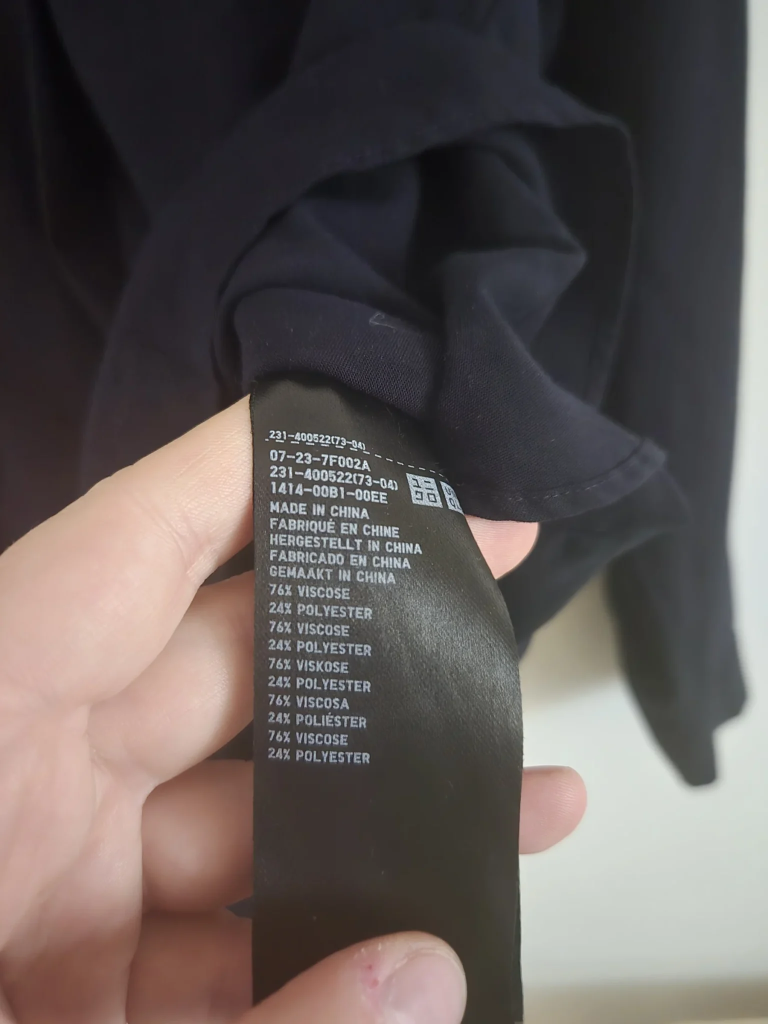 Image for New Uniqlo navy blouse