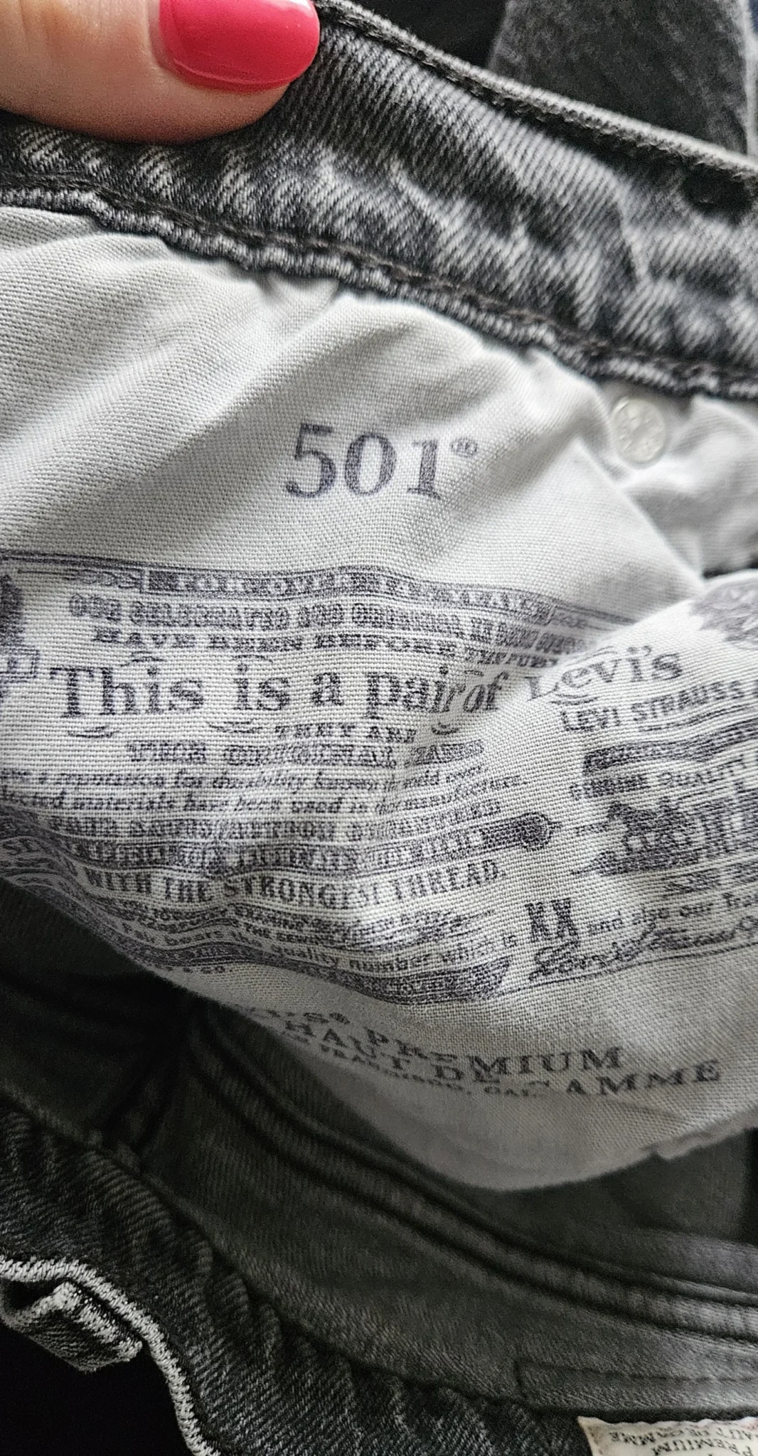 Image for 🌷Levi's 501 - straight leg
