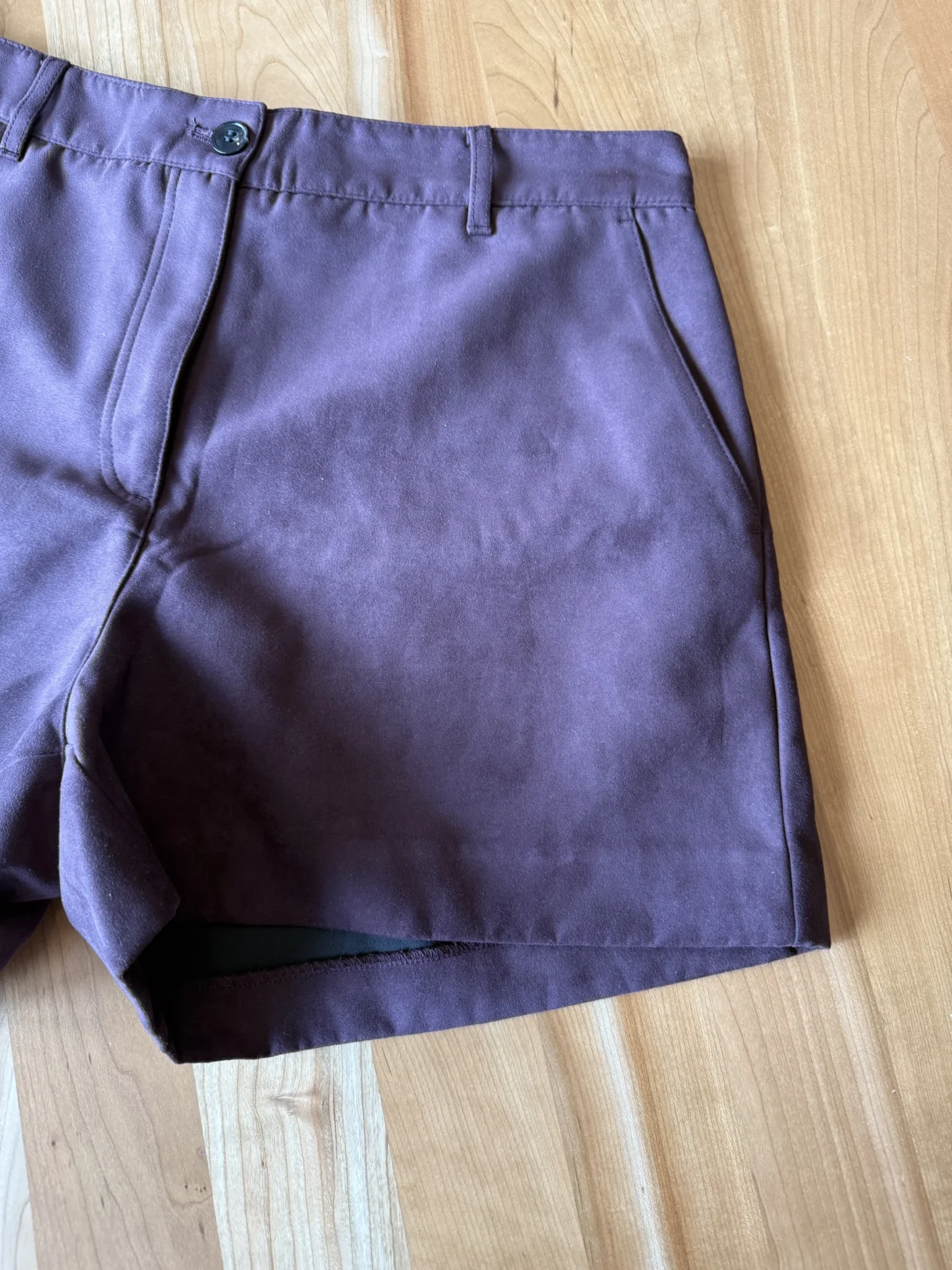 Image for Short en velours burgundy