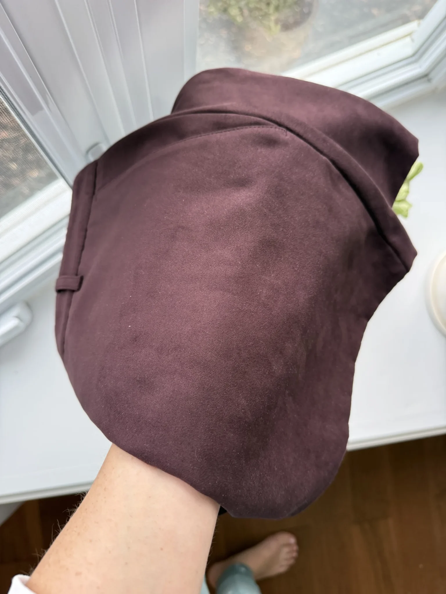 Image for Short en velours burgundy