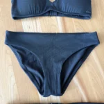 Thumbnail for Maillot de bain noir ribbed