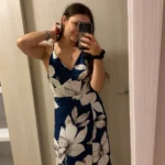 Featured thumbnail for Robe longue Dynamite à motif fleuri