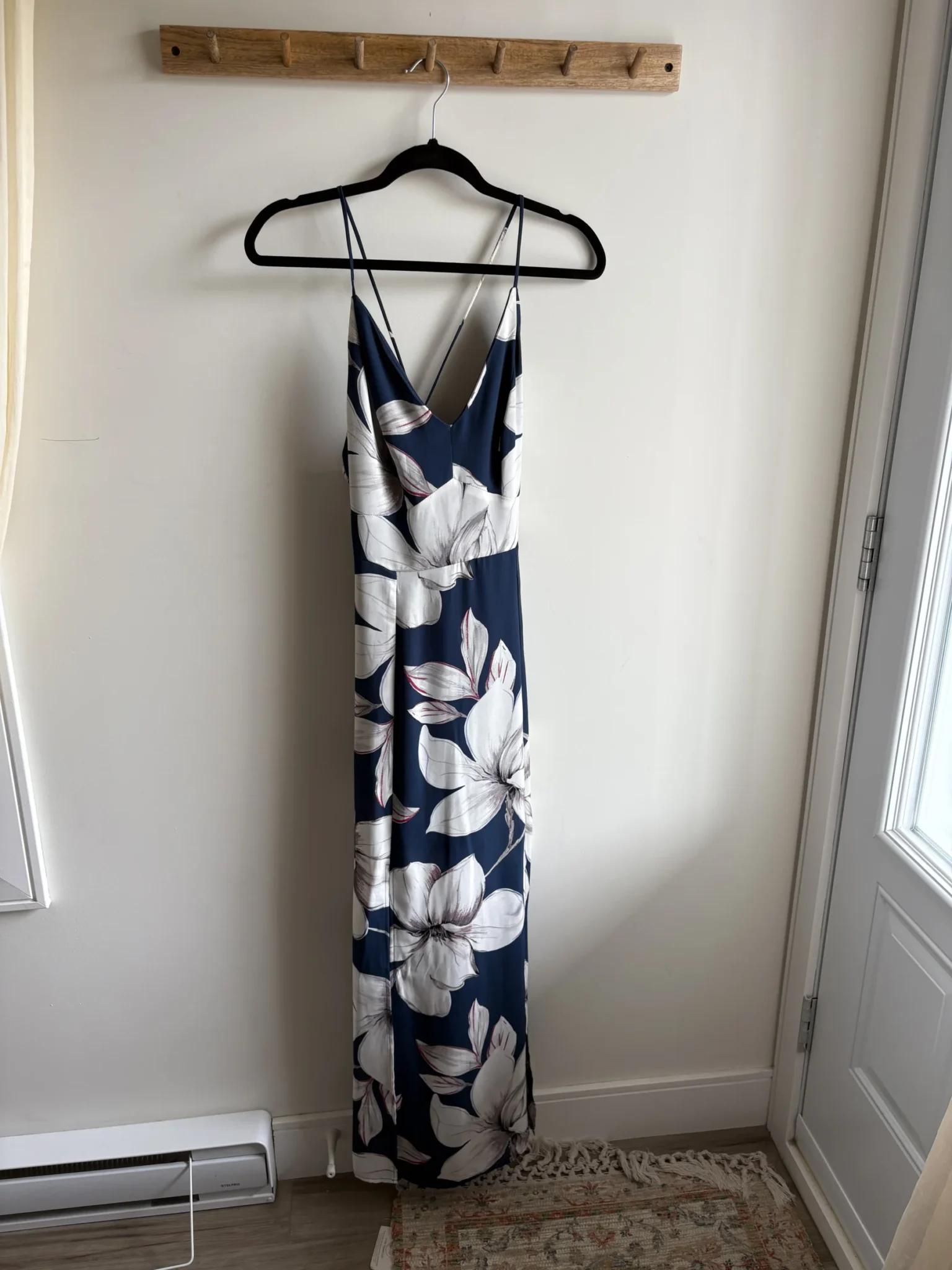Image for Robe longue Dynamite à motif fleuri
