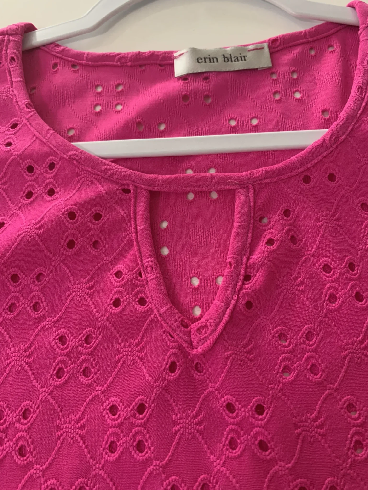 Image for Camisole effet broderie française
