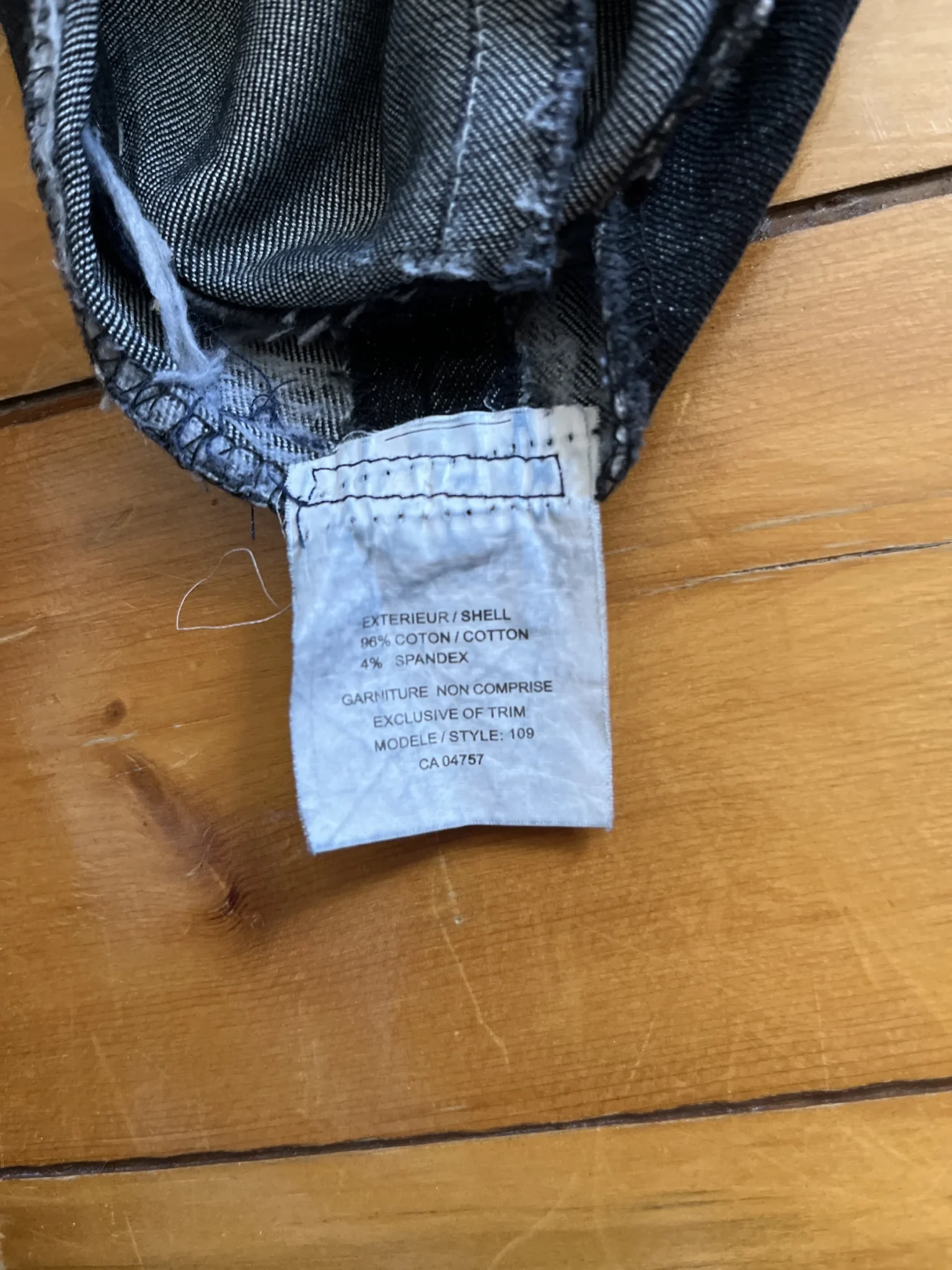 Image for Pantalon 3/4 vintage