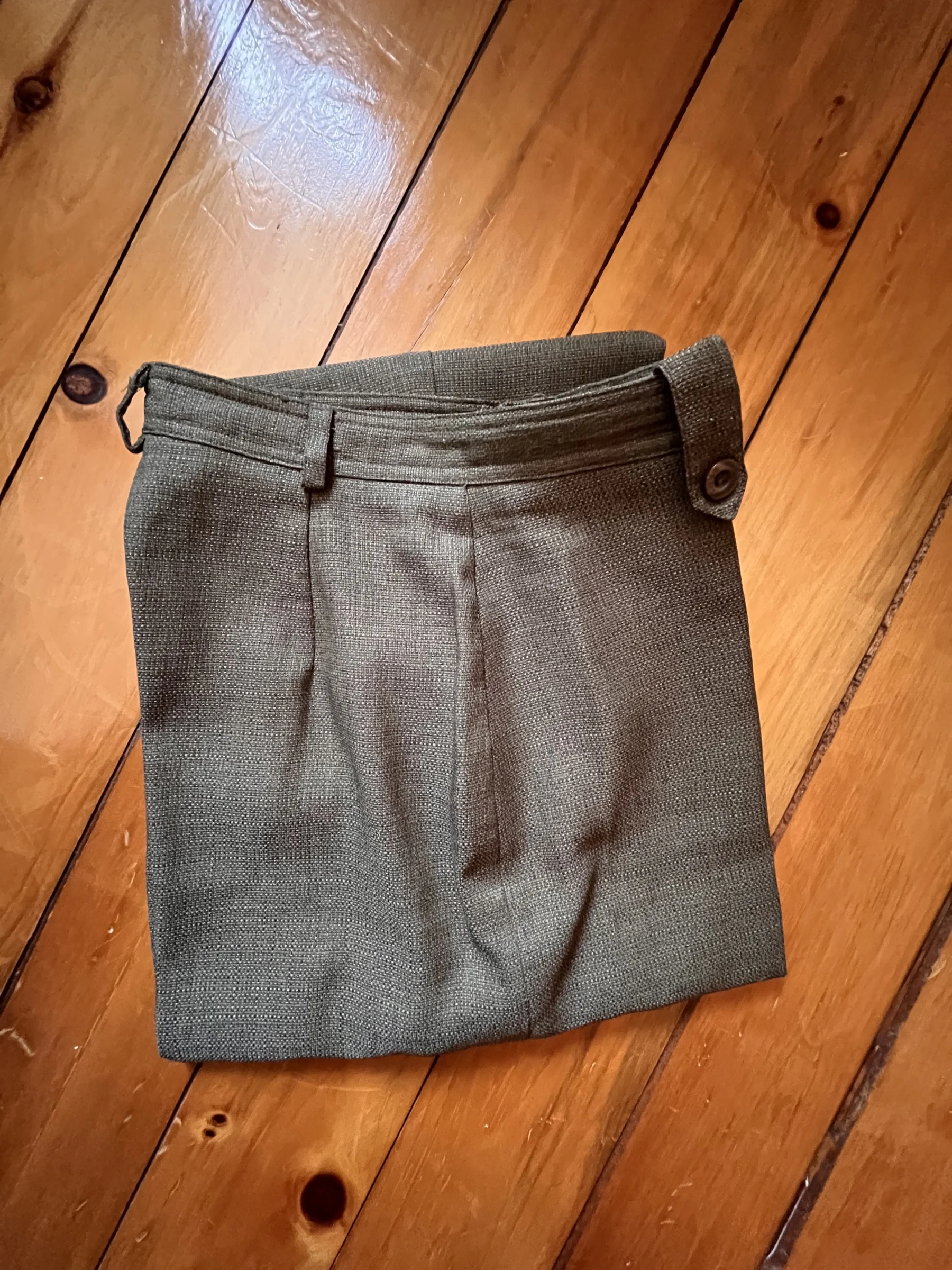 Pantalon kaki Vintage seconde main