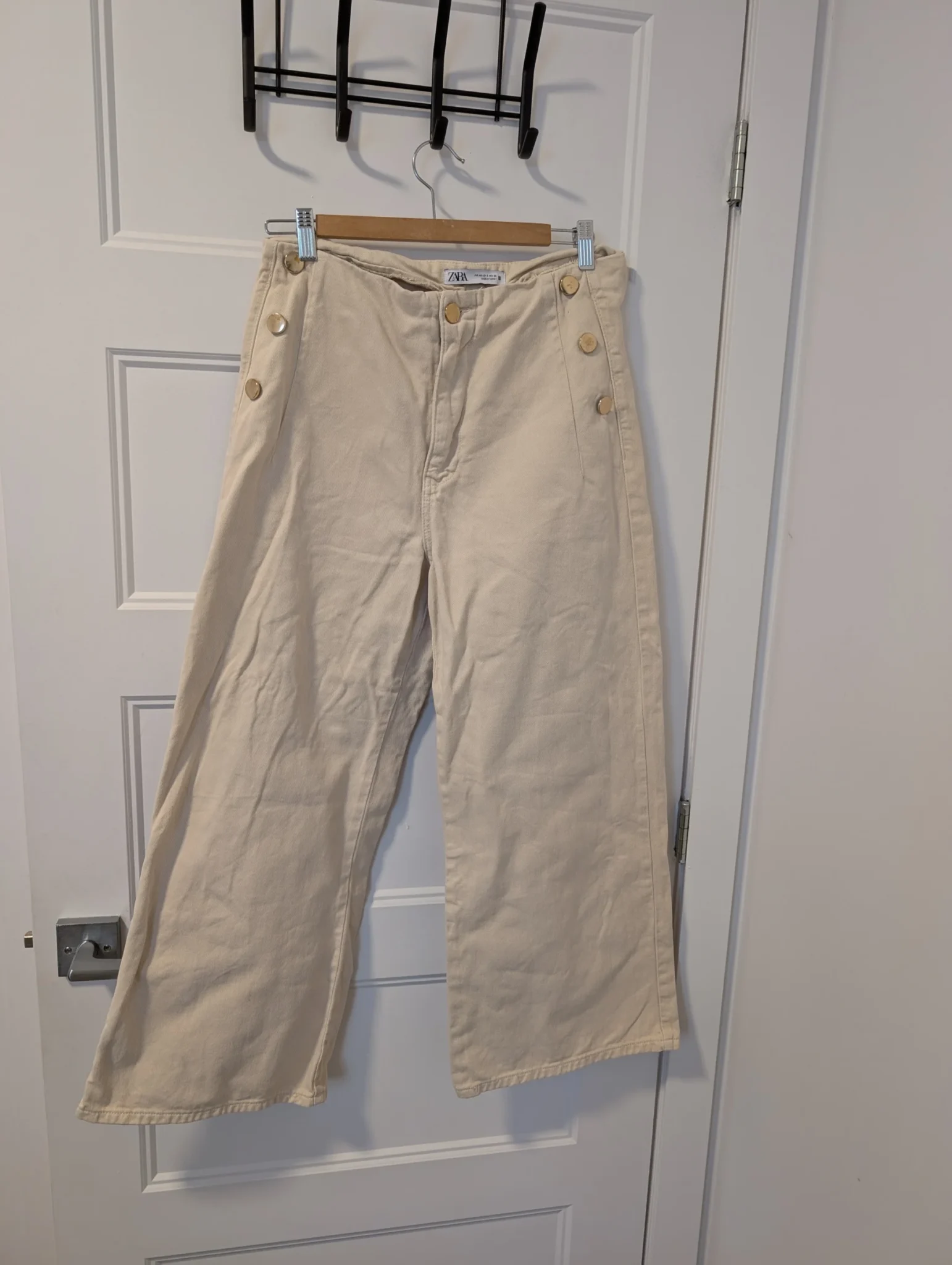 Featured image for Zara/Jeans à Jambe Large Sz 8