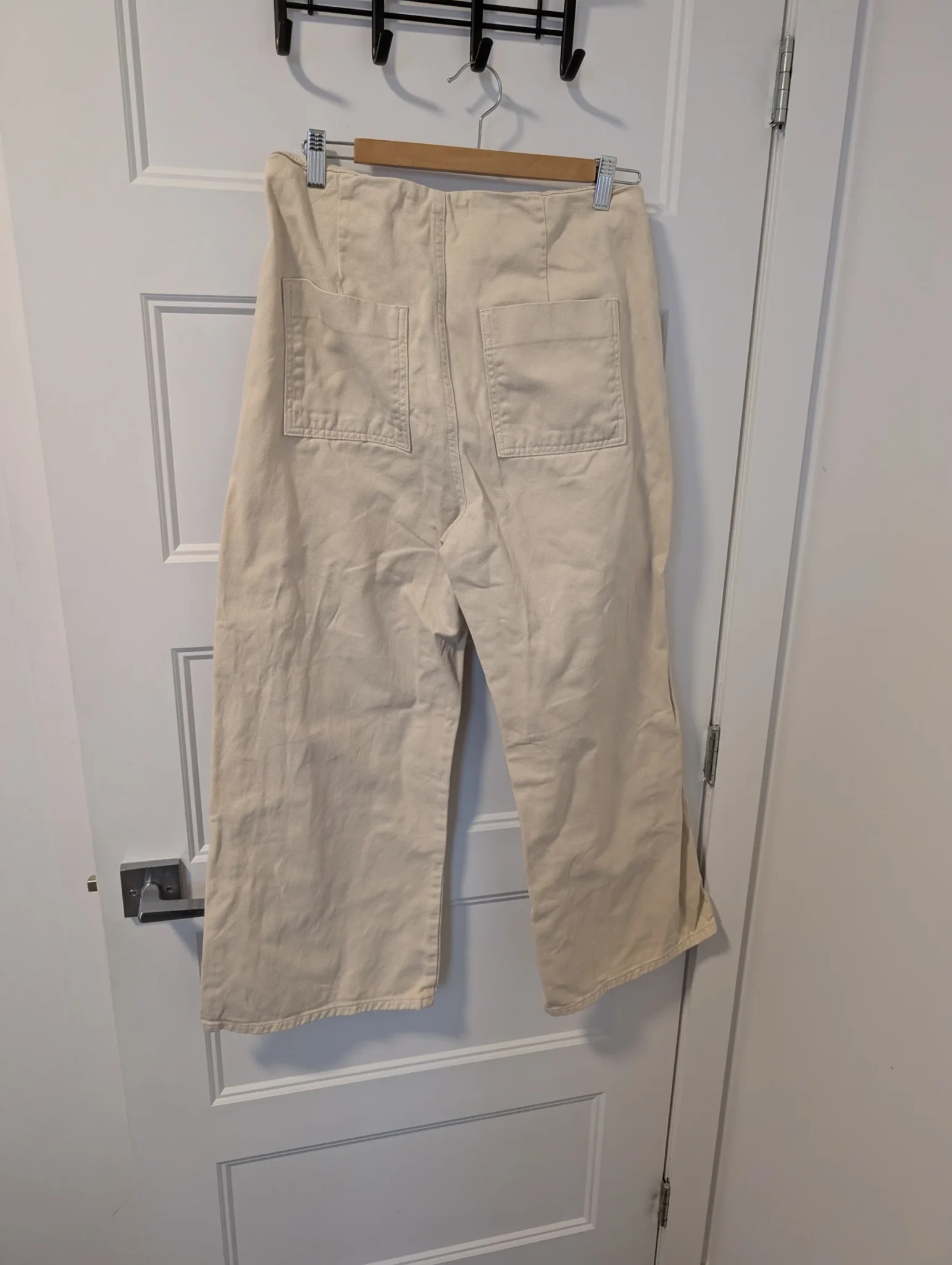 Image for Zara/Jeans à Jambe Large Sz 8