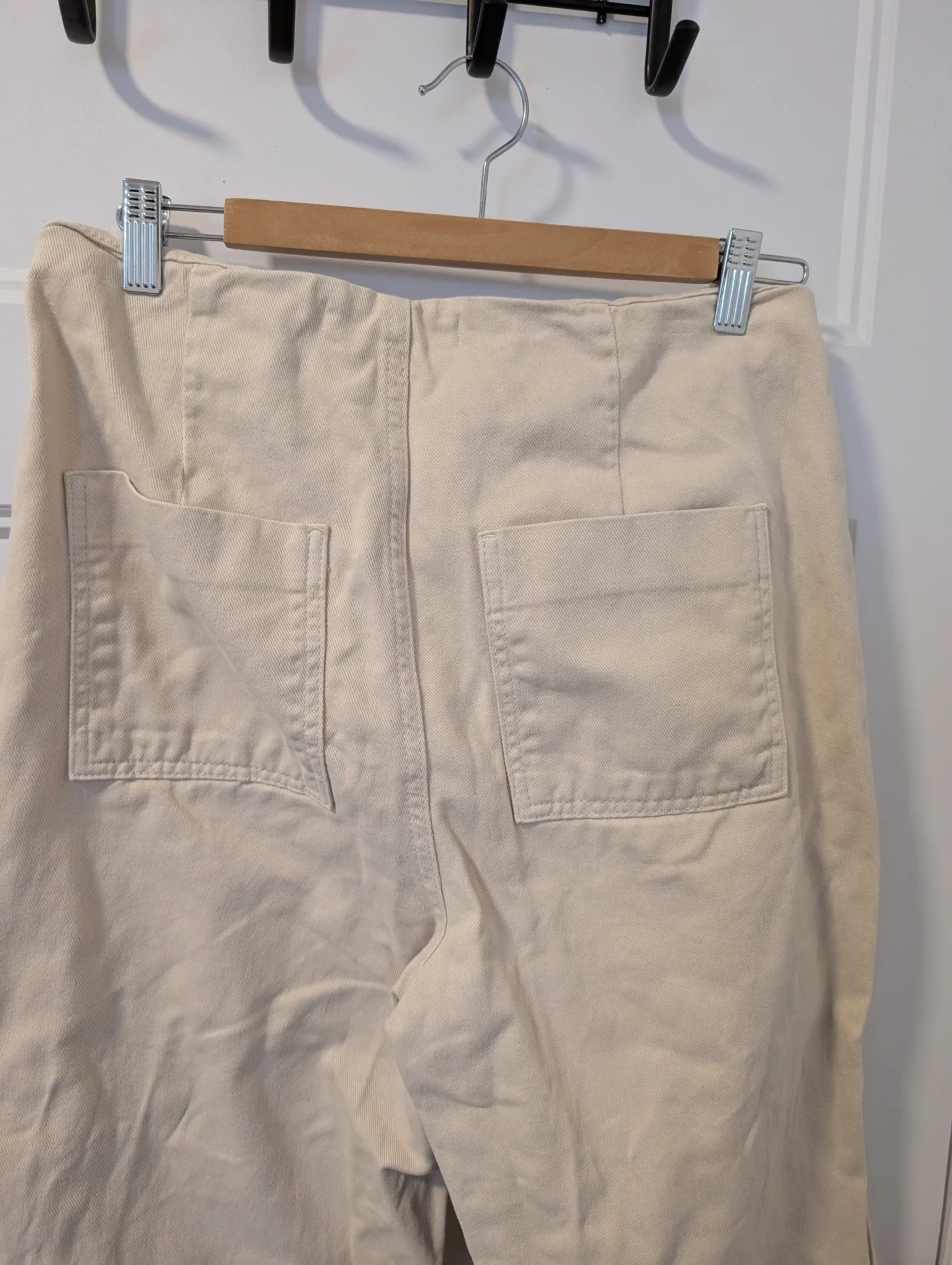 Image for Zara/Jeans à Jambe Large Sz 8