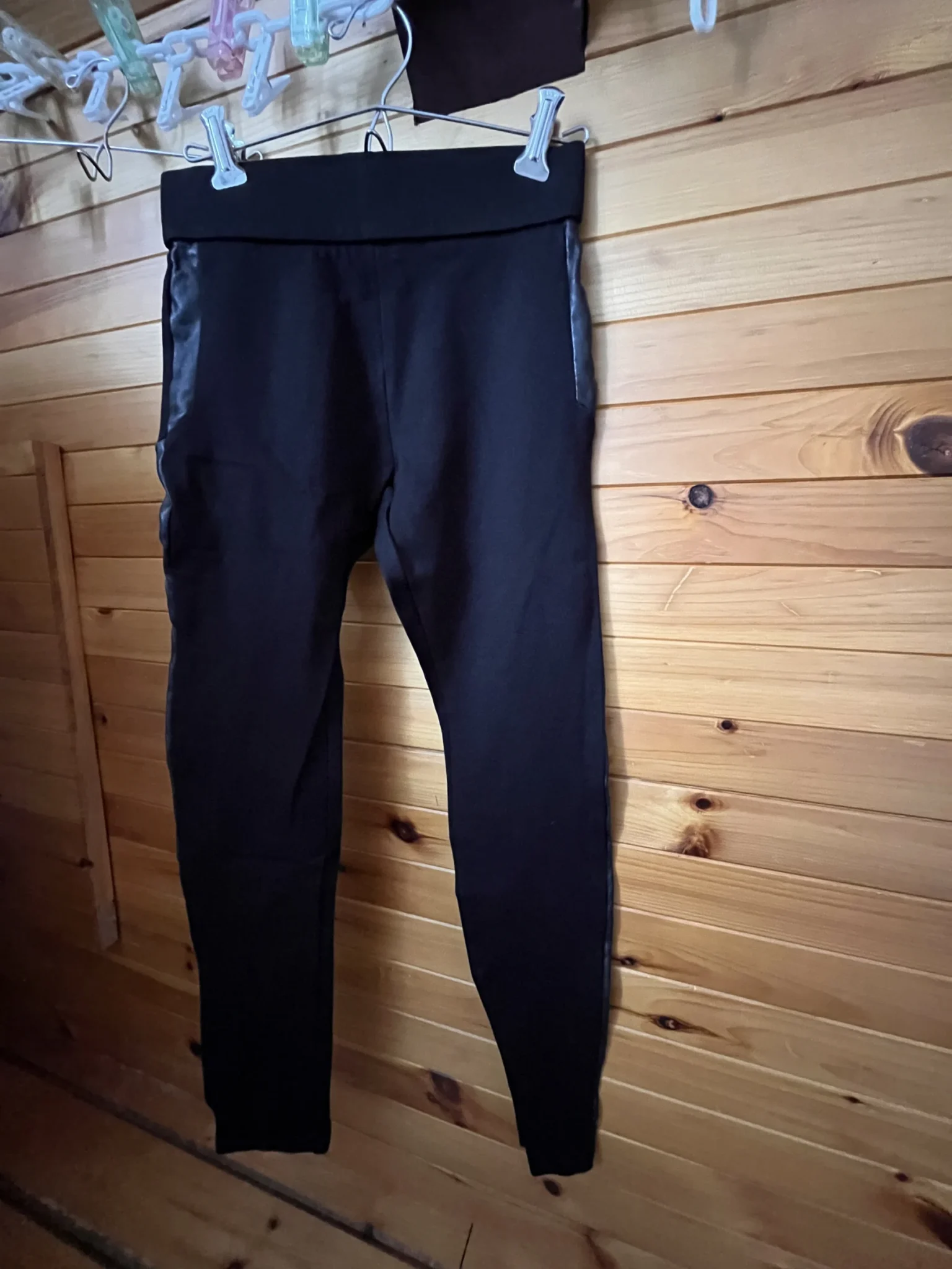 Image for Leggings avec bordure cuirette