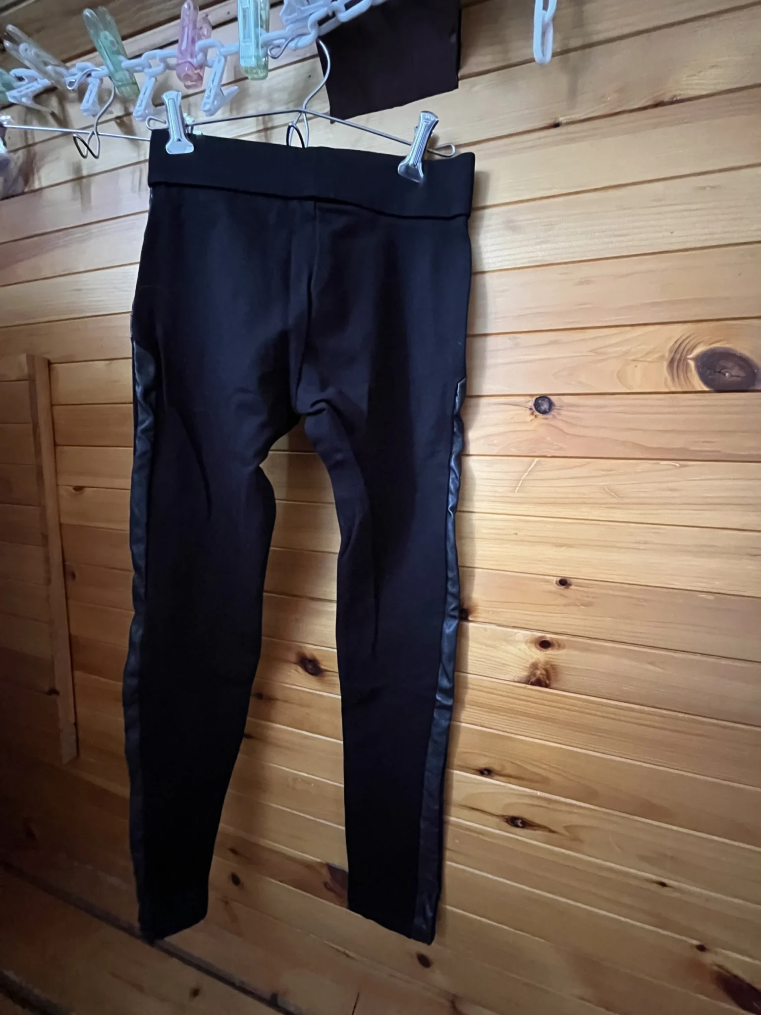 Image for Leggings avec bordure cuirette