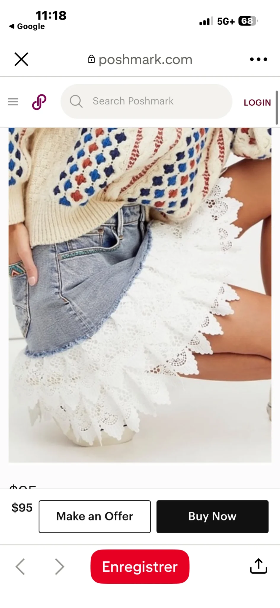 Image for ♥️Mini DRIFTWOOD skirt