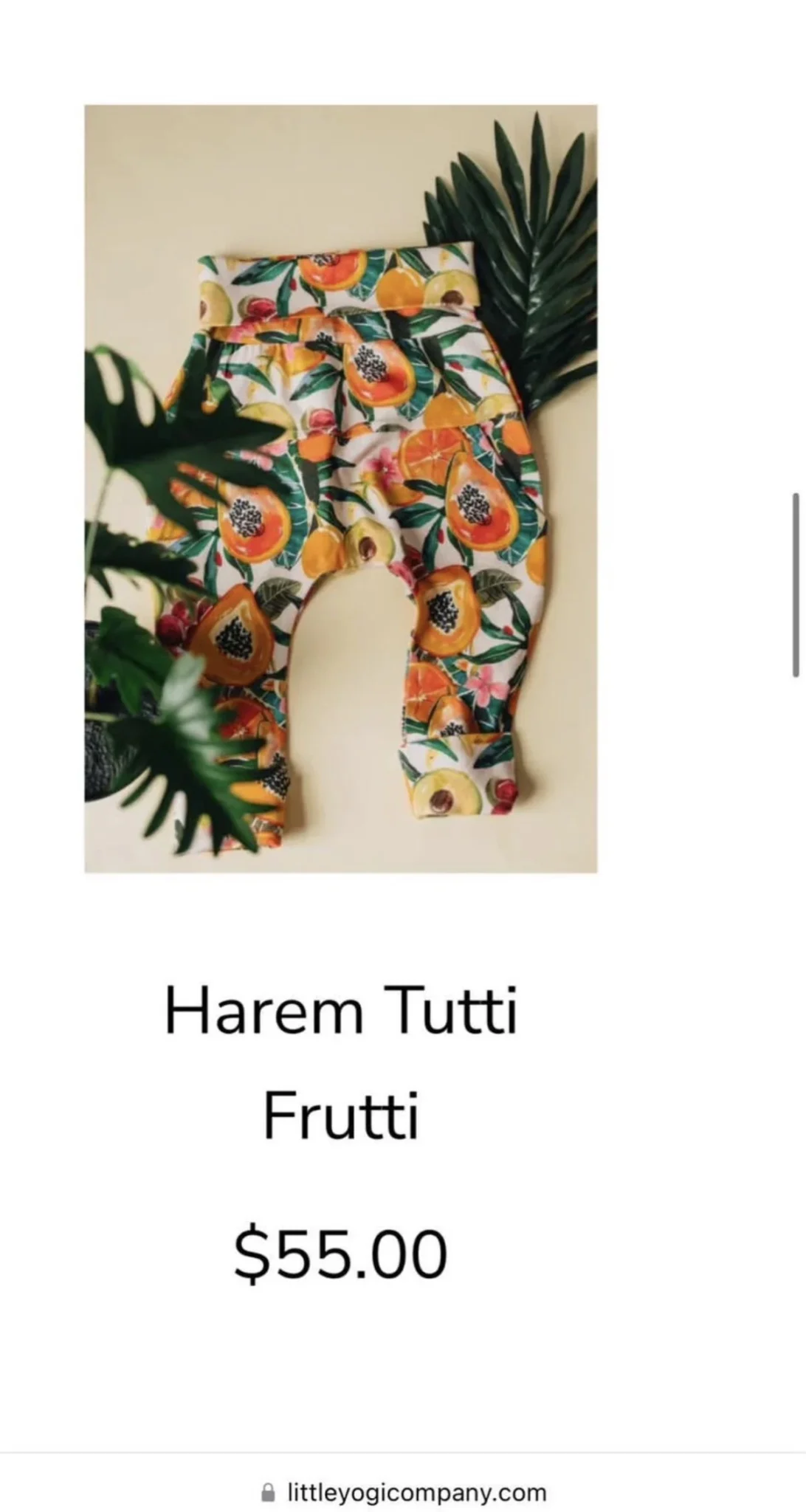 Image for Pantalons Little Yogi 6-12M
