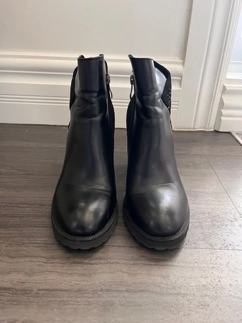Image for Bottines à talons avec strass