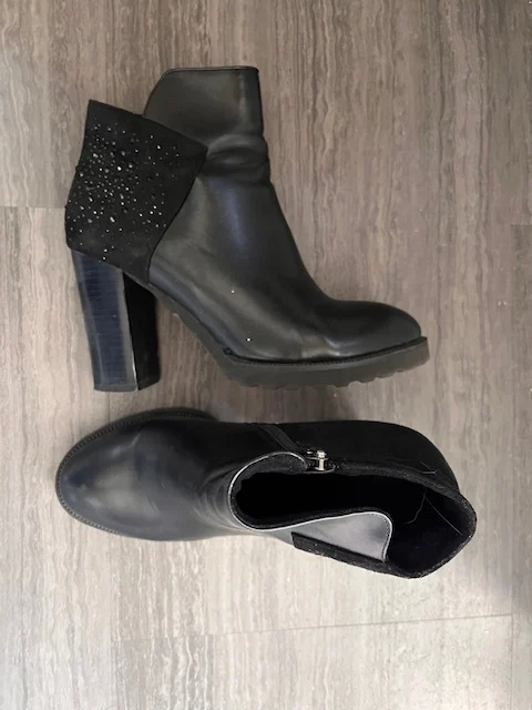 Image for Bottines à talons avec strass