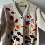 Thumbnail for Veste vintage 75% soie, 25 % coton - Knitter Julia