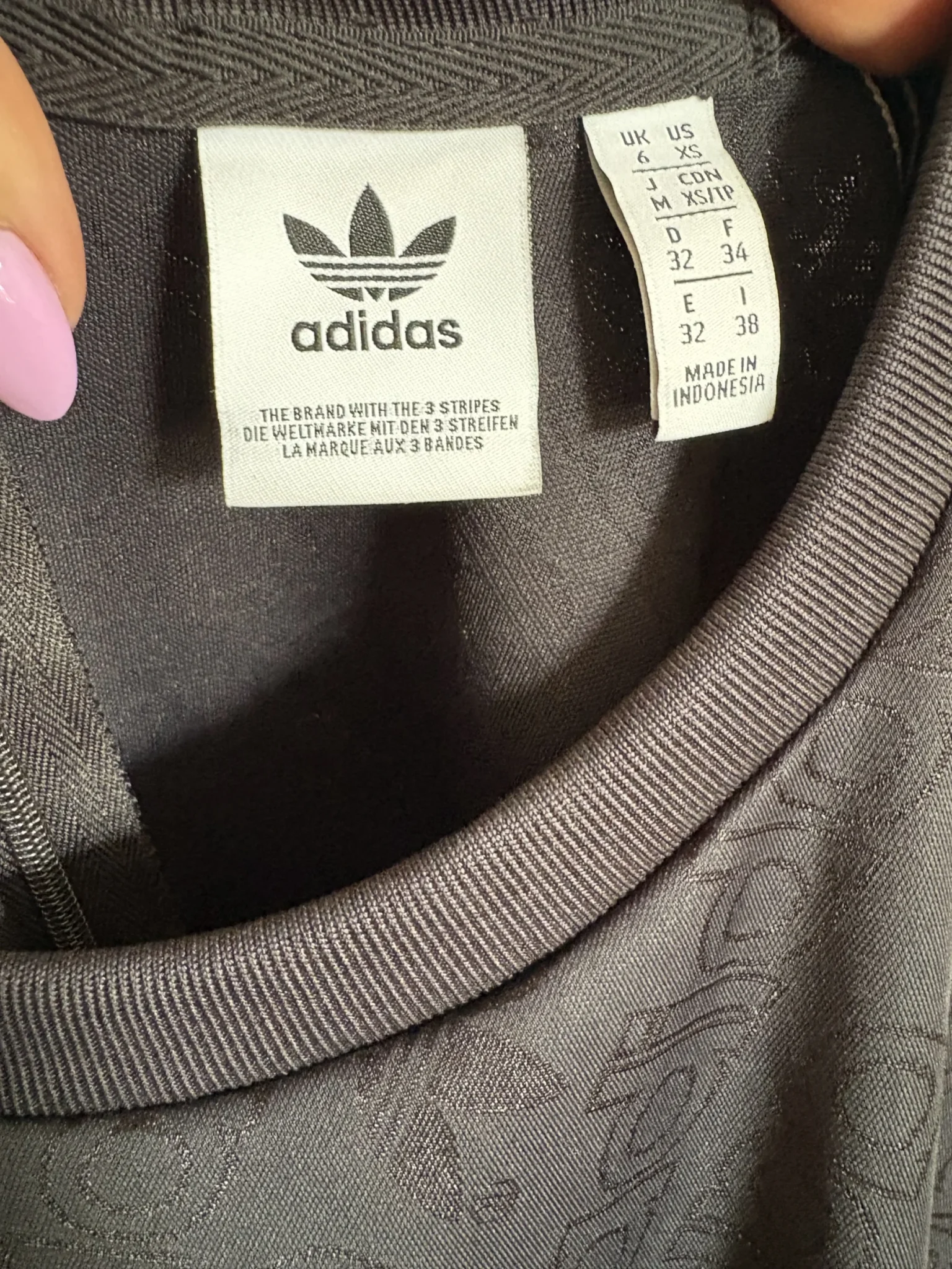 Image for Bodysuit Adidas - noir manches courtes