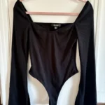 Featured thumbnail for Bodysuit Missguided - noir manches évasées