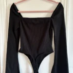 Thumbnail for Bodysuit Missguided - noir manches évasées