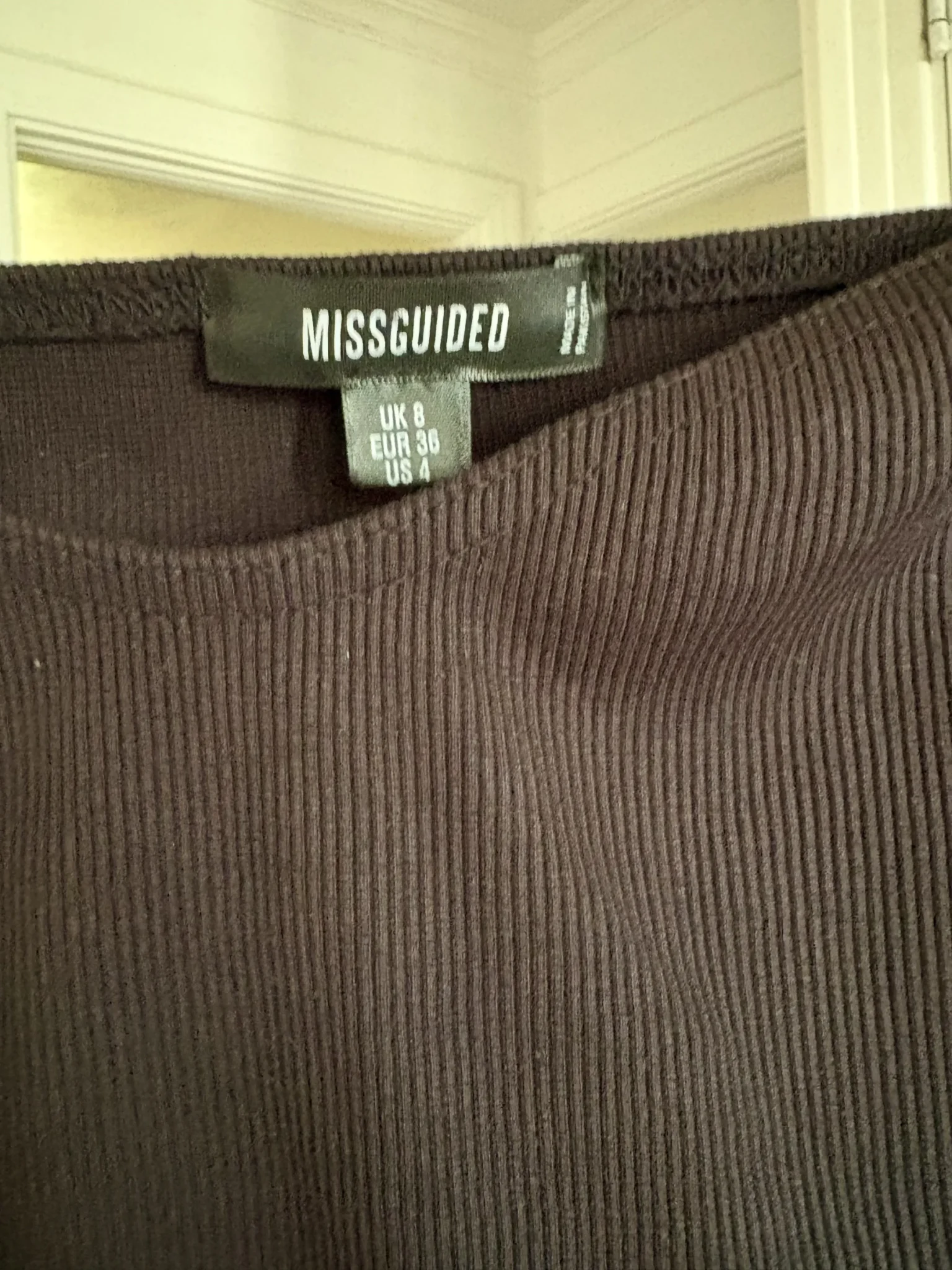 Image for Bodysuit Missguided - noir manches évasées