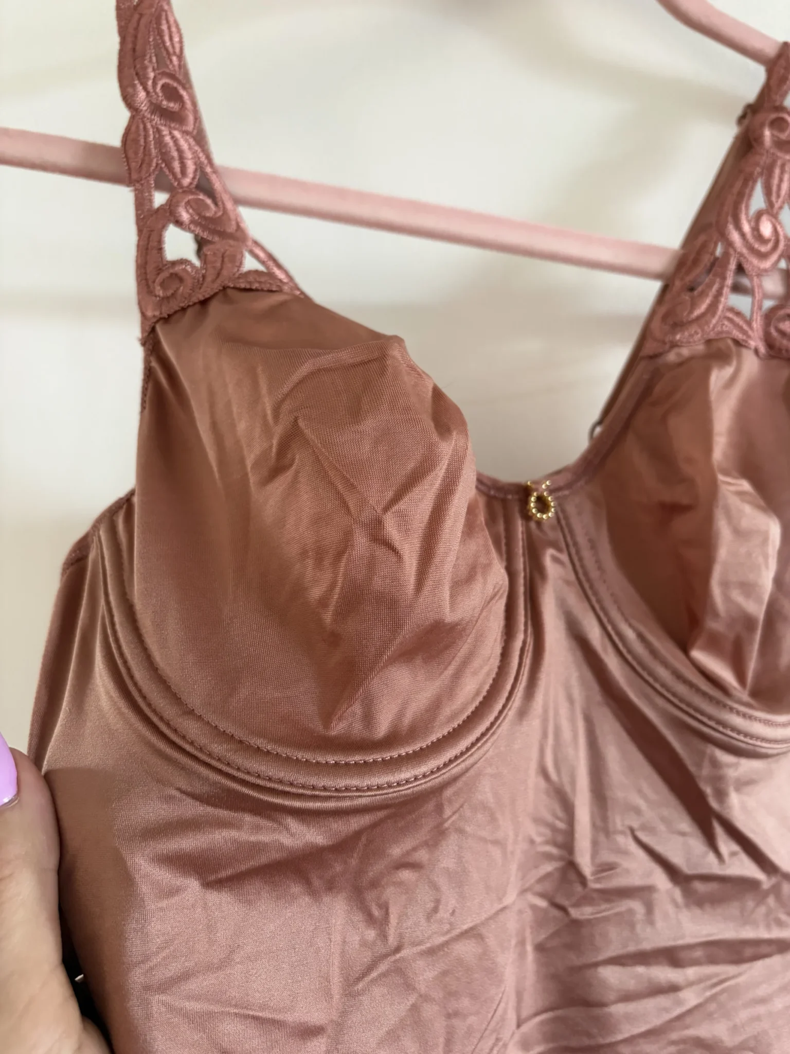 Image for Bodysuit - lingerie rose cuivré