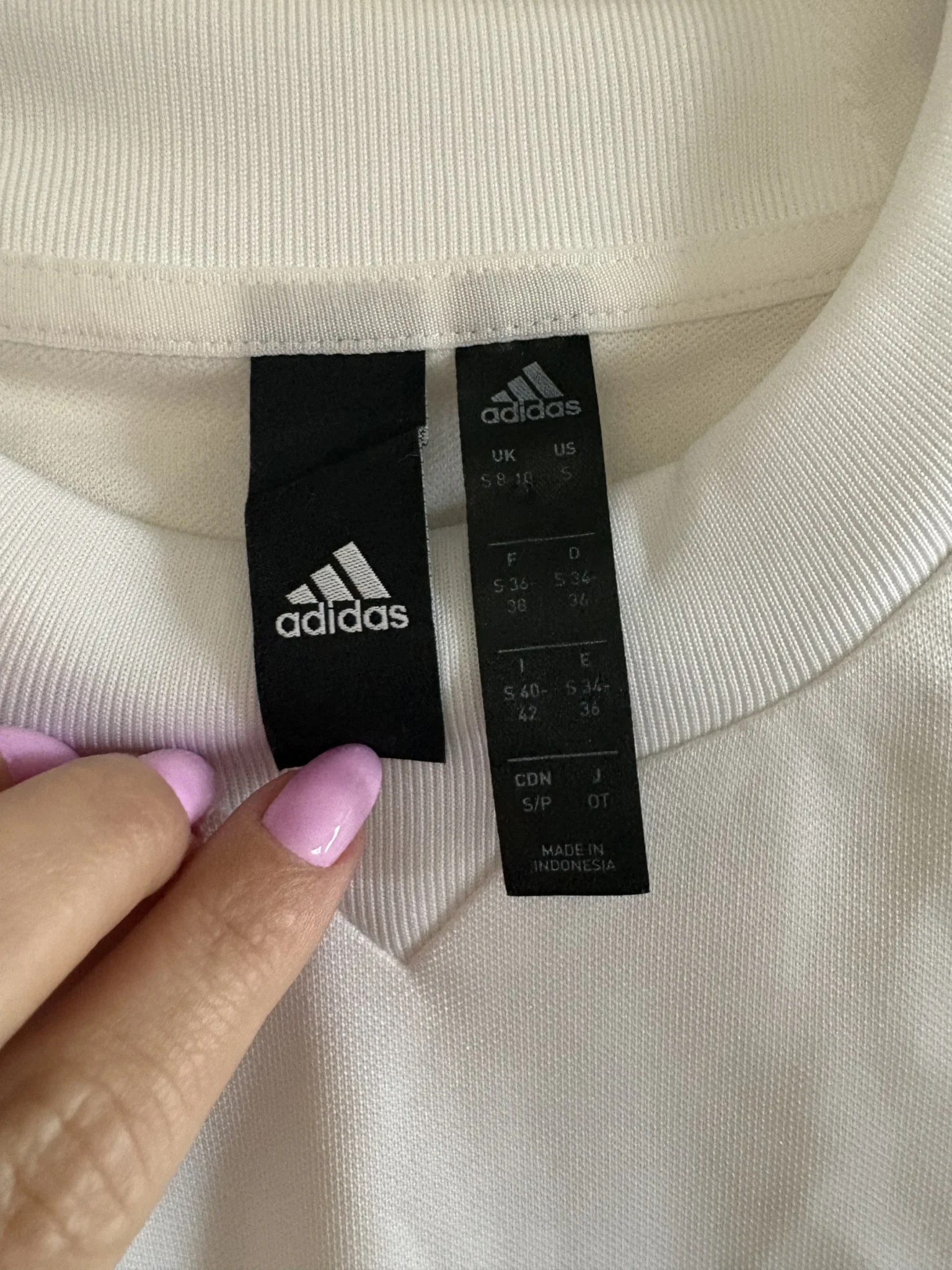 Image for Haut Adidas - boxy white t-shirt