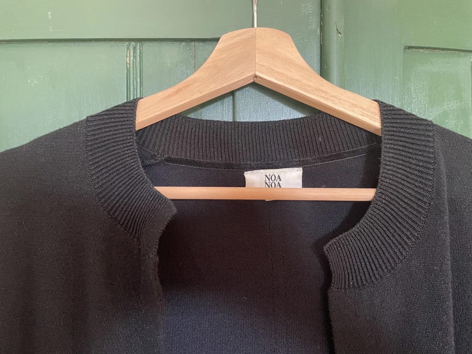 Image for Long black jacket Danish brand Noa Noa