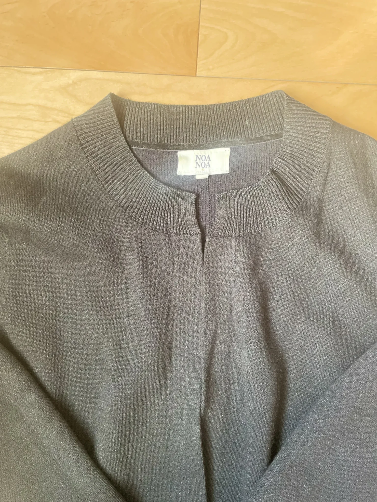 Image for Long black jacket Danish brand Noa Noa