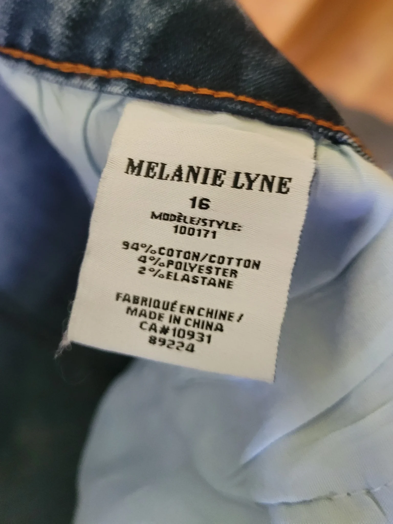 Image for Jeans jambes larges MÉLANIE LYNE (16)