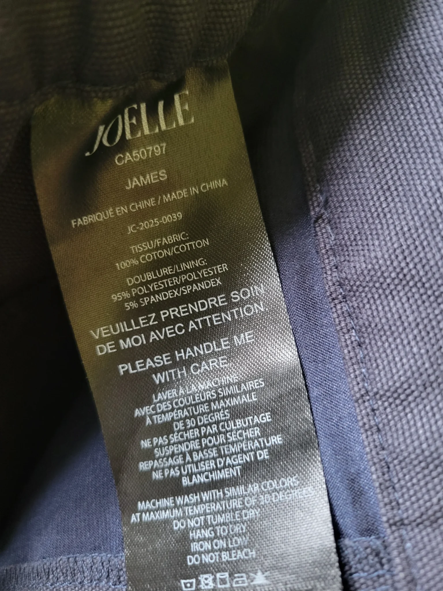 Image for Pantalon  "James"  (XL) JOELLE COLLECTION